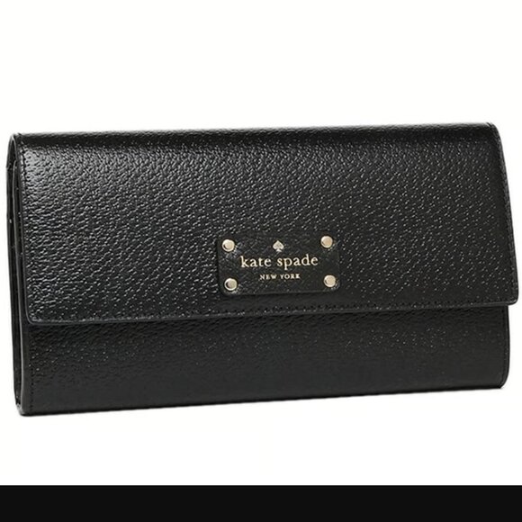 Kate Spade Wellesley Jean Black Wallet NWT - Picture 1 of 4
